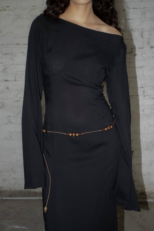 The Realm Dress Full Black